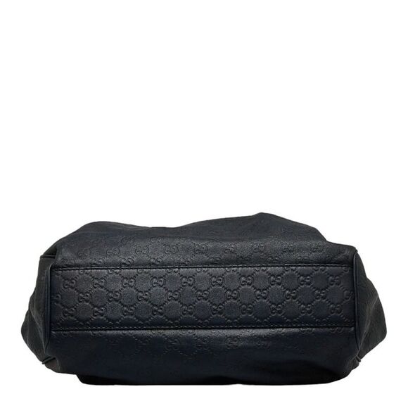 Gucci Sukey Navy Leather Handbag (Pre-Owned) - Picture 3 of 11